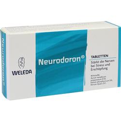 Eine Packung Neurodoron-Tabletten zur Stärkung der Nerven bei Stress.